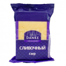 Сыр СЛИВОЧНЫЙ м.д.ж. в с.в. 51% 180 гр фас. Флоу-пак ТМ